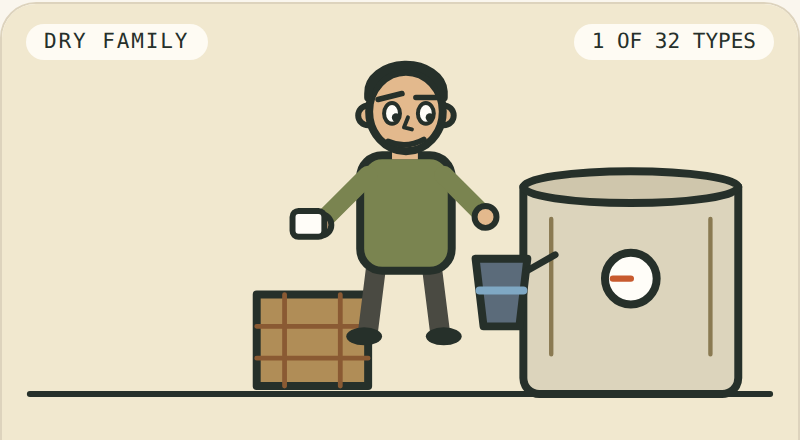 The Half-Tank Optimist — comic portrait
